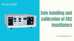 Safe handling and calibration of CO2 insufflators